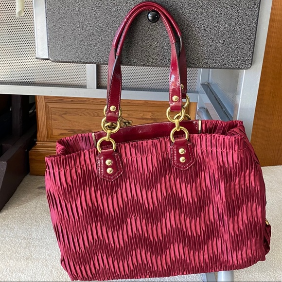 Red Coach Purse - Picture 2 of 5